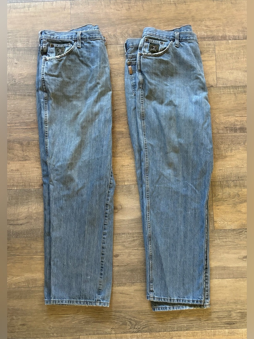 Cinch men’s size 40x32 lot of flawed straight leg green label medium wash jeans - Picture 2 of 15